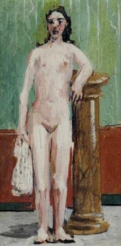 Nu debout 1920 Abstrakte Nacktbilder Ölgemälde